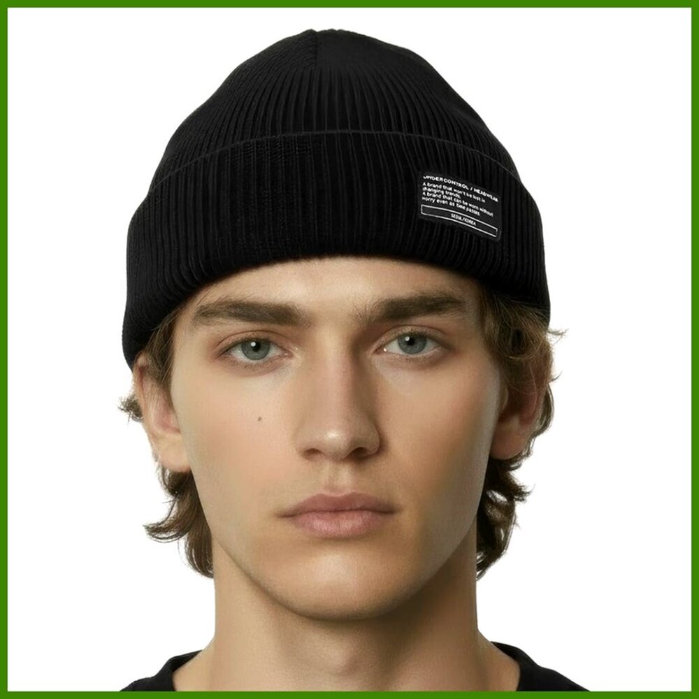Acrylic Short Beanie Street Style Skull Cap Roll Up Watch Hat